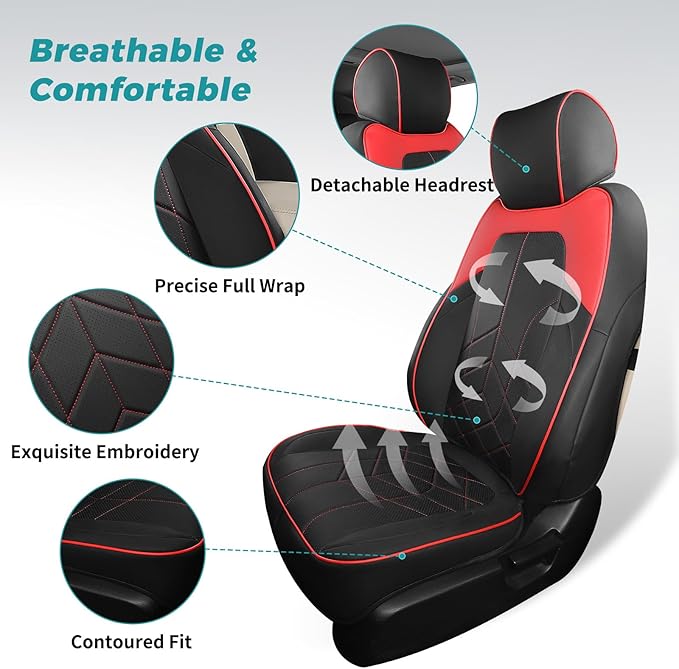 for Honda CRV Seat Covers Custom Fit 2017-2022 EXL EX LX Sport, Hybrid - Image 3
