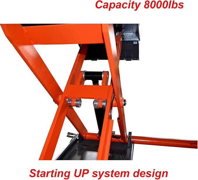 Mid Rise Scissor Lift 8000lbs Penumatic Release Auto Lift 220V/1PH Automotive - Image 4