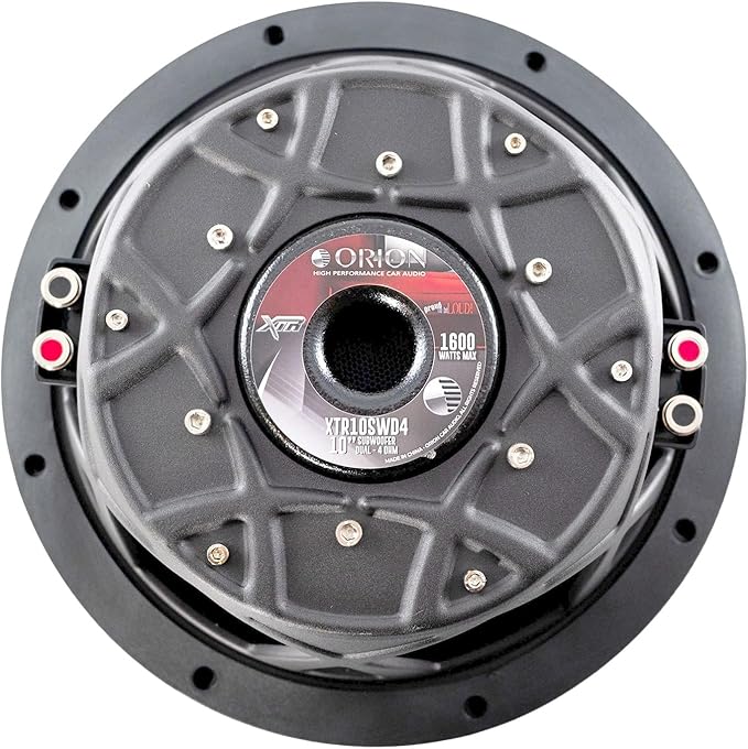 ORION XTR Series XTR10SWD4 Shallow Mount 10” Car Subwoofer, 1600W Max Power - Image 5