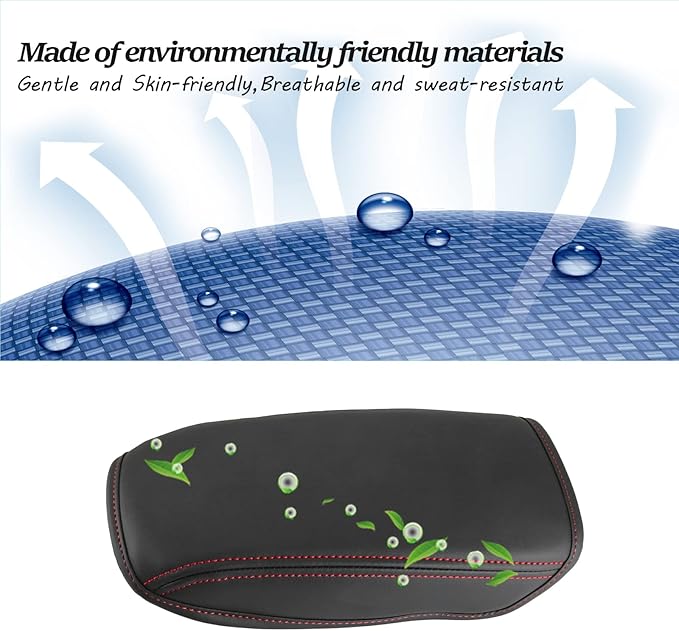 SKTU for 2013-2019 Volkswagen VW Golf 7 MK7 MK7.5 Central Console Armrest Rest - Image 3