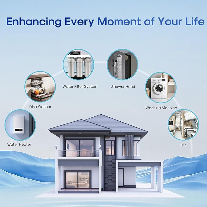 ICEPURE 1 Micron 2.5" x 10" Whole House CTO Carbon Sediment Water Filter - Image 9