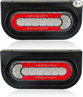 Agrieyes Trailer Lights with Bracket, Oval LED Trailer Lights with Sequential by Agrieyes