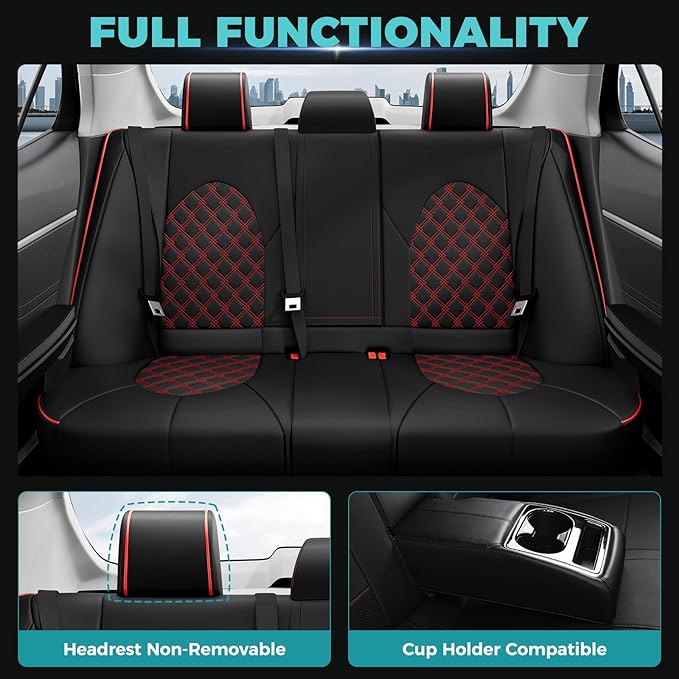 for Toyota Camry Seat Covers Hybrid LE SE 2018 2019 2020 2021 2022 2023 2024 - Image 5