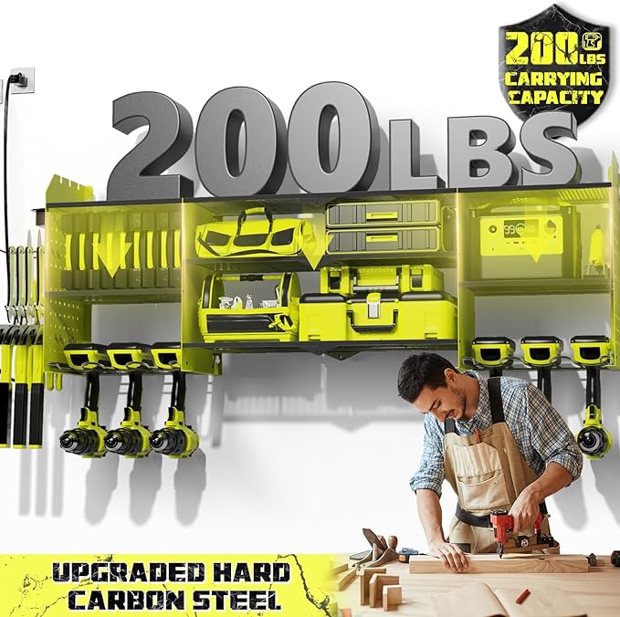 45" Large Power Tool Organizer Wall Mount - Image 4