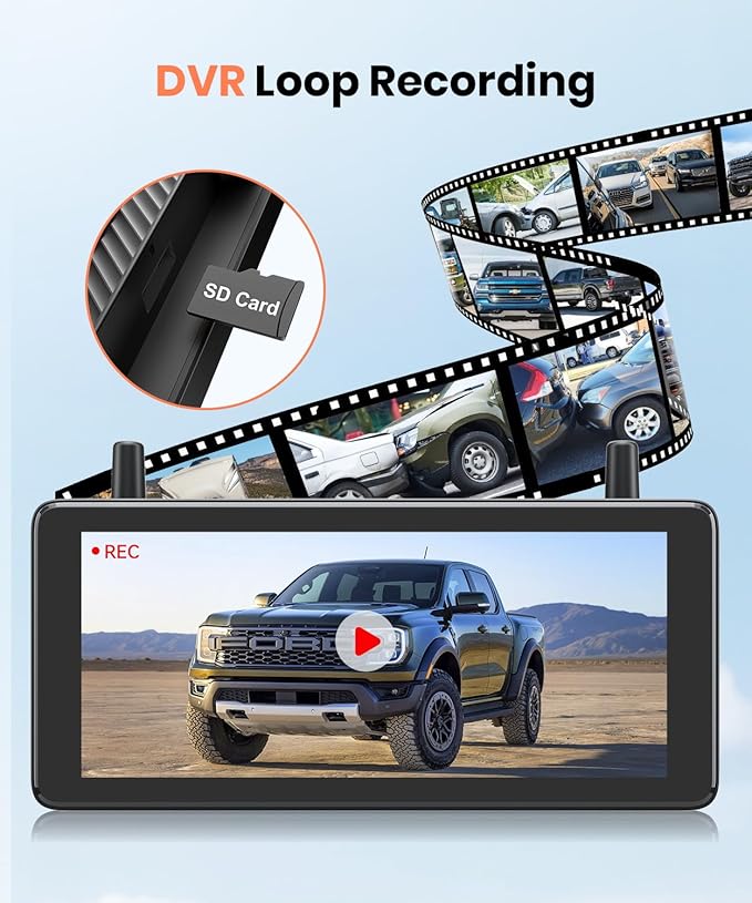 AUTO-VOX 2 Solar Wireless Backup Camera System - Image 7