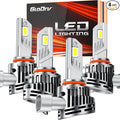 90 05 90 06 Led Bulb Combo, 50000lm Brightness Fog Lights Bulbs Real 1:1 Mini by GloDrv