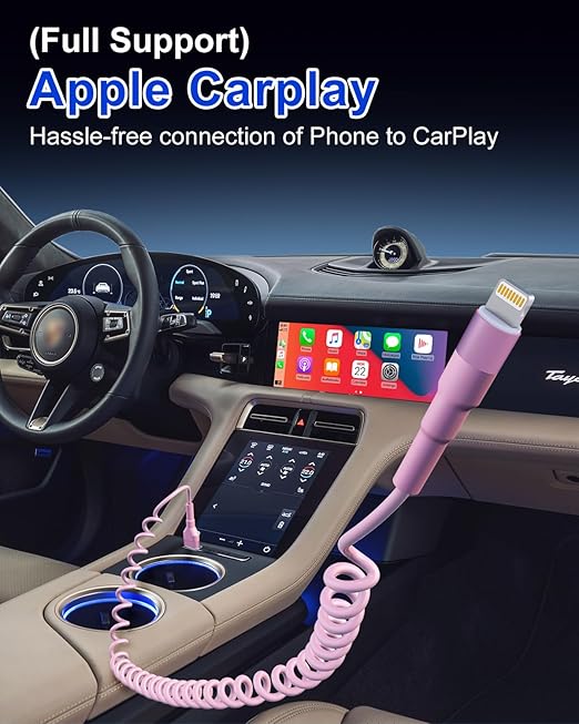 Pink Car Charger Cable - Image 2
