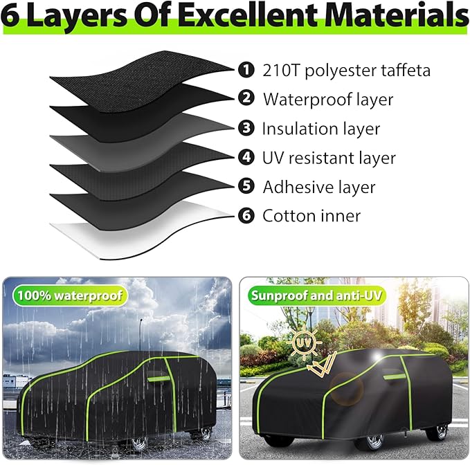 Car Cover for 2002-2024 Mini Cooper/Cooper S/Hardtop 2-Door, PEVA Full Car - Image 4