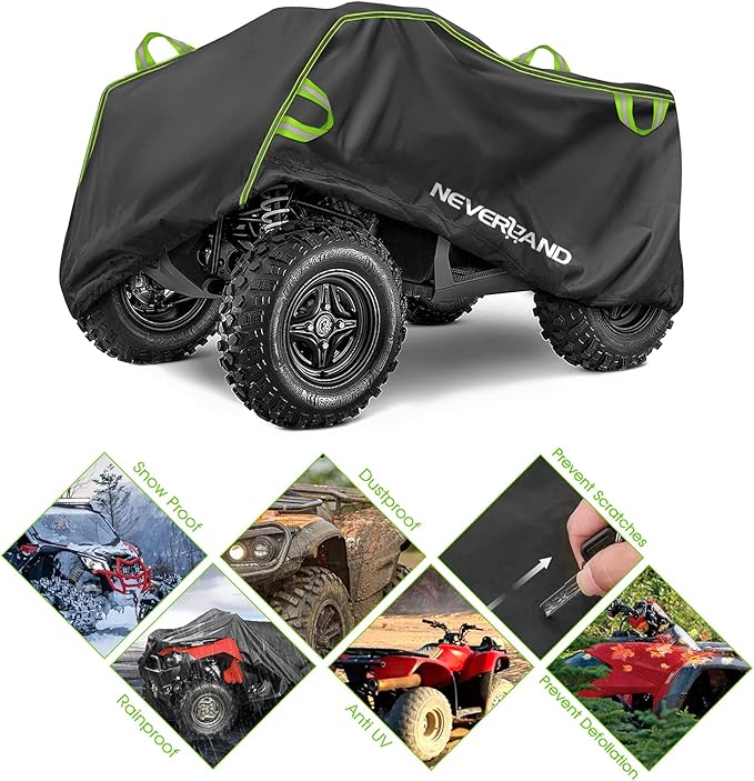 Neverland ATV Cover, Waterproof Heavy Duty 4 Wheeler Cover - Image 8