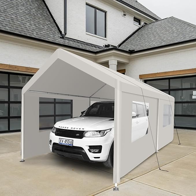 Car Canopy Portable Garage Duty Carport - Image 2
