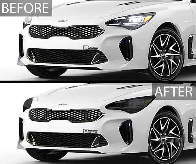 BOGAR TECH DESIGNS Precut for Kia Stinger 2022-2024 Full Headlight Taillight - Image 3
