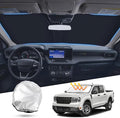T TGBROS Windshield Sun Shade for Ford Maverick 2022-2025 Front Window Sun by TTGBROS