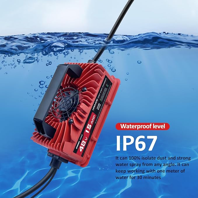 15 Amp 48 Volt Golf Cart Battery Charger - Image 4
