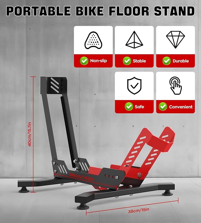 Bike Stand Floor, Portable Bike Rack - Image 3