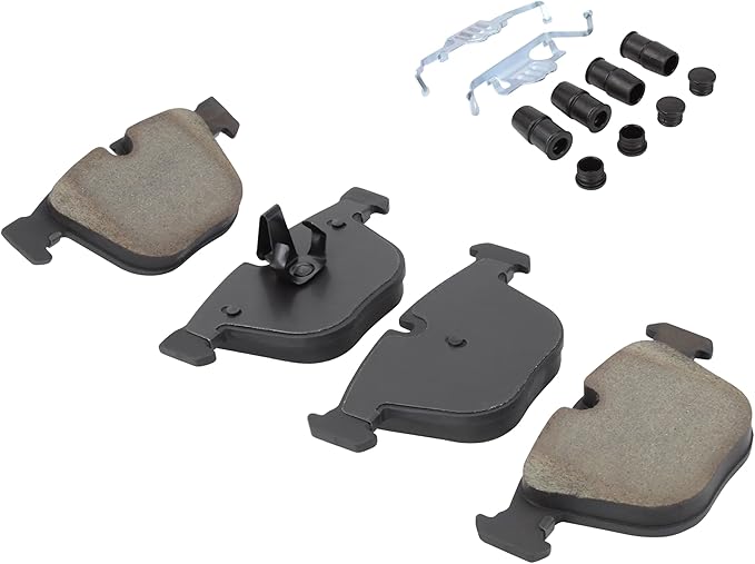 Premium Semi-Metallic Rear Brake Pads Compatible - Image 2