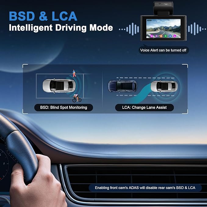 Dash Cam, 4K Dash Cam Front and Rear - Image 4