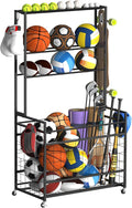 smusei Sports Equipment Organizer Garage Basketball Ball Holder by smusei