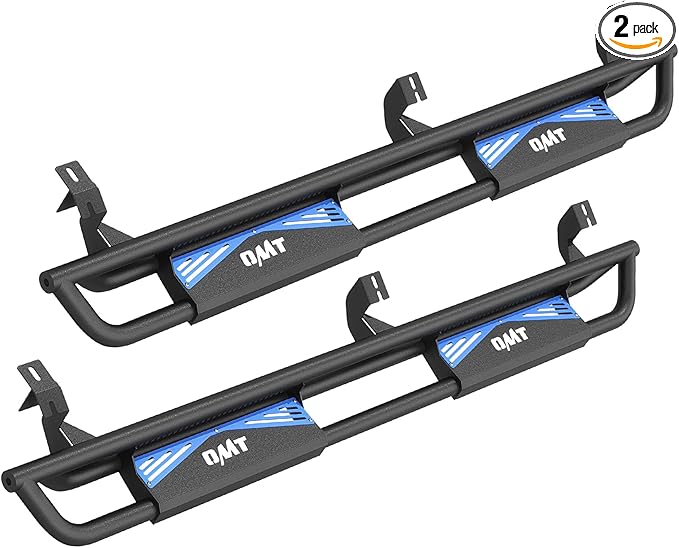 Running Boards Compatible with Toyota Tacoma Double Cab 2005-2023, 6.6" Side by OrionMotorTech