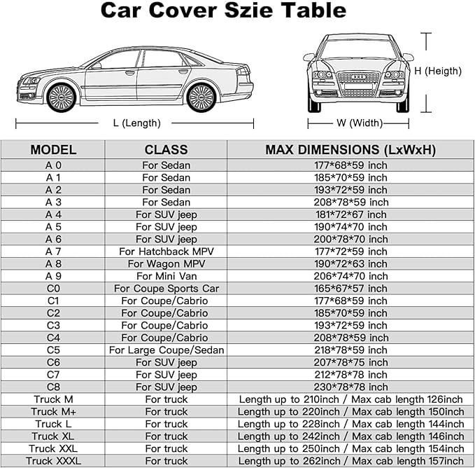 Kayme 6 Layers Car Cover Waterproof All Weather - Image 6