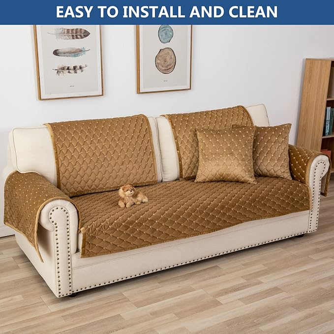 Eismodra Couch Cover, Sectional Couch Covers, Sofa Covers - Image 7