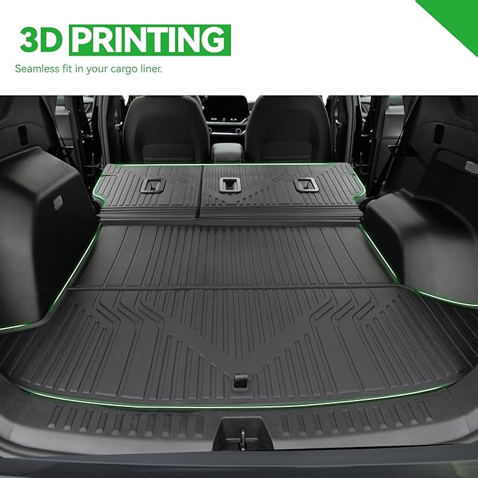 Cargo Liners & Backrest Mat for 2025 2026 Chevy Equinox Fuel/2025 GMC Terrain - Image 3