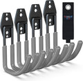 3-H Garden Hose Holder Wall Mount 4 Pack, Solid Steel Hose Hanger, Water Hose by 3-H