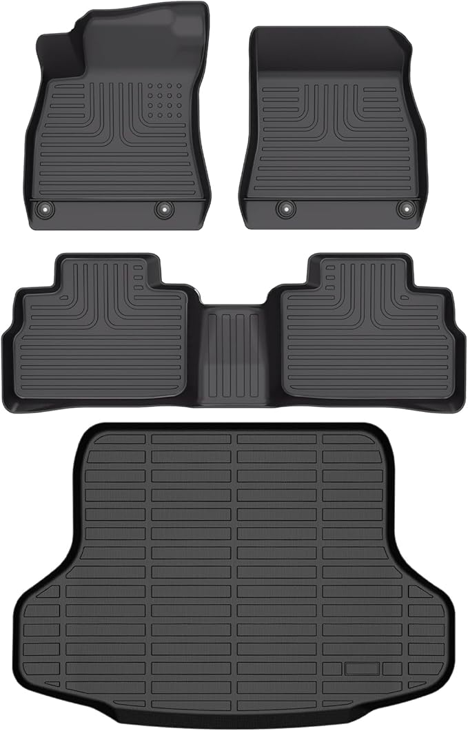 Wayhigh-All Weather Floor Mats & Cargo Liner Set by Wayhigh