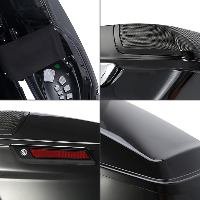 XFMT Motorcycle 4" Extended Hard Saddlebag Fit - Image 2