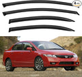Window Visors Rain Guards for 2006 2007 2008 2009 2010 2011 Honda Civic by YQAUTEC