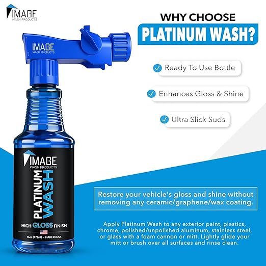 Image Wash Products - 16oz Platinum Wash Car Soap – Car Wash Foam Soap - Image 2