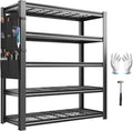 REIBII Storage Shelves, Heavy Duty Garage Shelving Load 2500LBS, 5-Tier Garage by REIBII