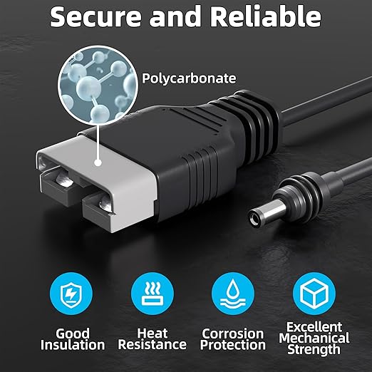 Starlink Mini Power Cable with Anderson Plug to 5.5 x 2.1mm DC Male Adapter Cord - Image 4