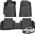 Binmotor- Floor Mats for Hyundai Elantra 2017-2020, Front & 2nd Row, TPE All by VisittheBinmotor