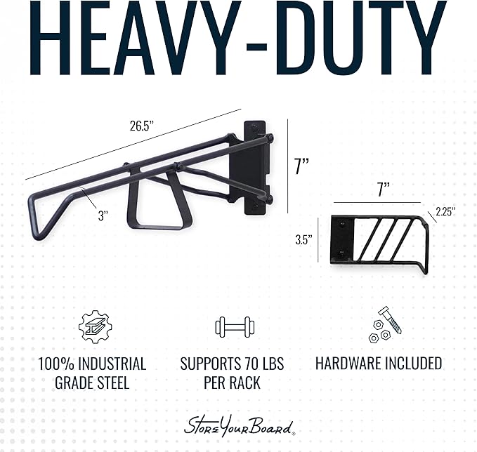 StoreYourBoard SwivelStow Mountain Bike Storage – Heavy Duty Bike Hanger - Image 5