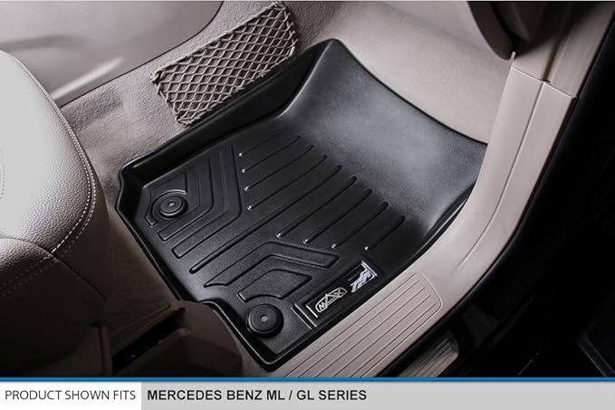 SMARTLINER Custom Fit Floor Mats 2 Row Liner Set - Image 3