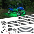 LEDGlow 12pc Million Color LED 4-Seater Golf Cart Underglow Neon Lighting Kit by LEDGlow