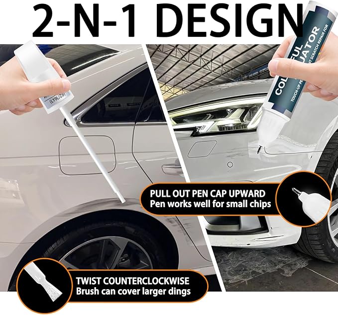 Florett Silver Metallic Touch Up Paint Compatible - Image 5