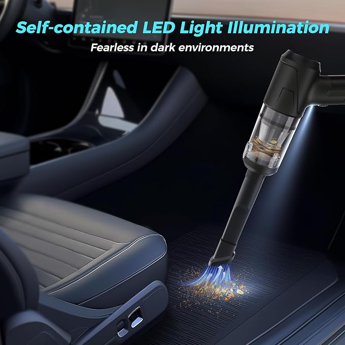 2-in-1 Car Vacuum&Air Duster, 65w/16kpa/30 Mins, High Powerful Dust Cleaner - Image 6