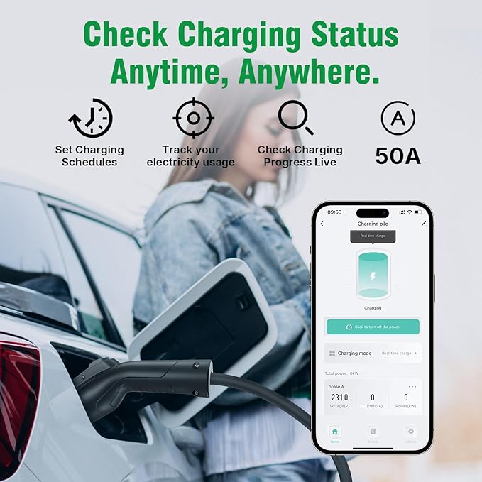 Calion Level 2 EV Charger-EV Wall-Mount Charger - Image 6