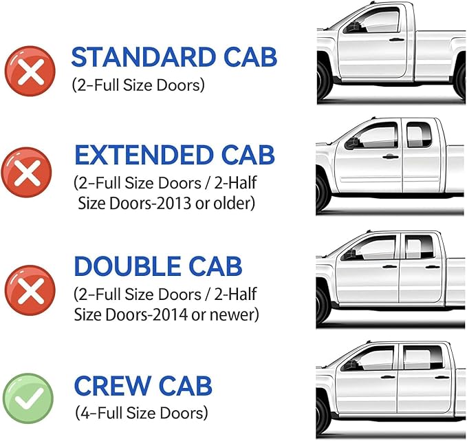 Window Visors Rain Guards for 2019-2025 Dodge Ram 1500 Crew Cab, Out-Channel - Image 3