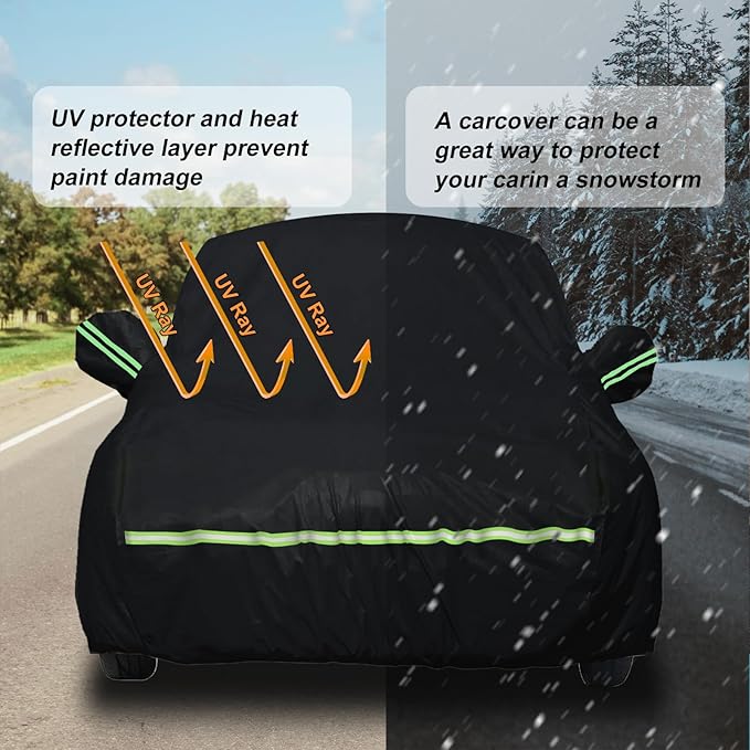 Waterproof Car Covers for 2007-2023 Chevy Suburban/GMC Yukon XL/Cadillac - Image 5