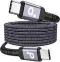 Extra Long USB C to USB C Cable 15FT, 100W USB C Cable Fast Charging, Upgraded by PRAKIE