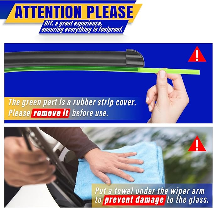 3 wipers Replacement for 2016-2020 2021 2022 Honda HRV HR-V, Windshield Wiper - Image 7