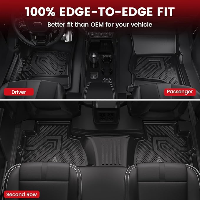LASFIT Floor Mats & Cargo Liner 2015-2020 & Only 7/8 Seats - Image 4