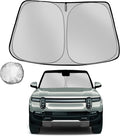 Windshield Sun Shade for 2022-2025 Rivian R1S Foldable Sun Sunshade for Car by Fonowka