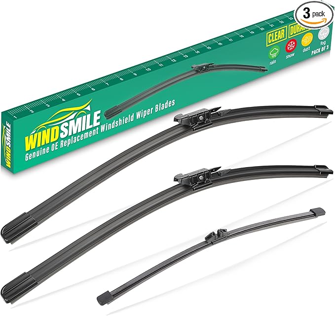 24" 18" 11" Windshield Wiper Blades Replacement by WINDSMILE