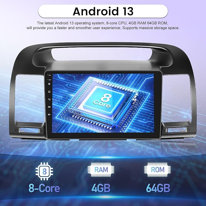 Car Radio for Toyota Camry 2000-2006 - Image 3