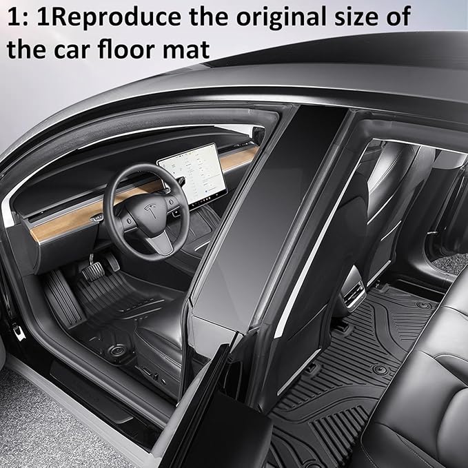 Car Foot Mats for Tesla Model 3P - Image 4