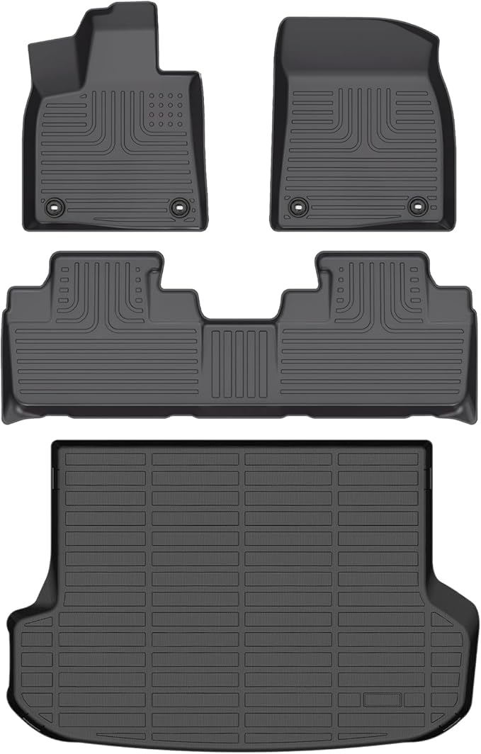 Wayhigh-All Weather Floor Mats and Cargo Mat Set Fit by Wayhigh