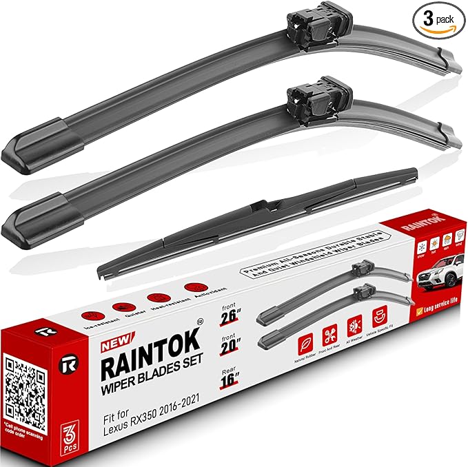 Windshield Wiper Blade Set Replacement by RAINTOK